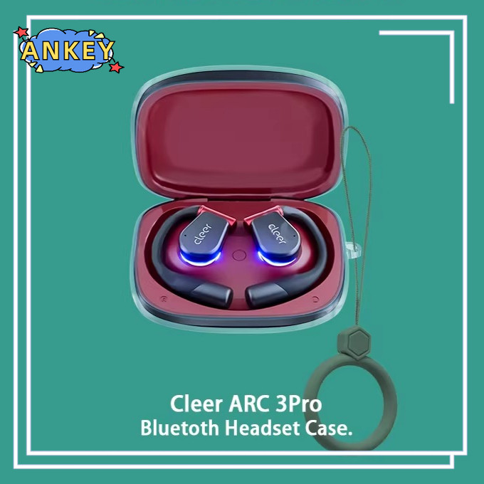 for Cleer ARC 3 ANC / 3Pro / 3Max Case Protective Transparent Clear TPU Covers Cleer ARC 3 Bluetooth