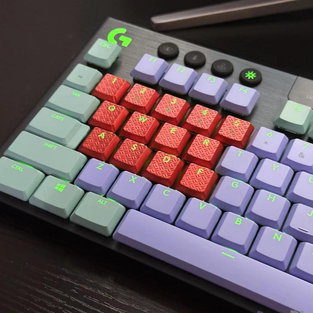 keycap work egg keycaps Logitech Logitech G915/G913 G913 tkl/G813/TKL Texture Anti-slip Light โปร่งแ