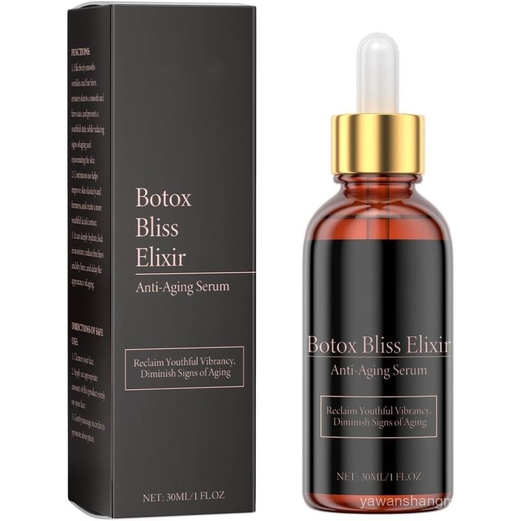 Moisturising Facial Serum Botox Bliss Elixir Anti-Aging Serum Botox Face Serum Reclaim Youthful Vibr