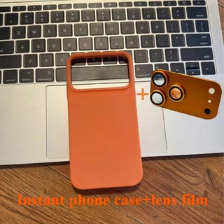 เปลี่ยน 17 Pro Max ในไม่กี่วินาทีสีทึบเคสโทรศัพท์สําหรับ IPhone 16 15 14 13 Pro Max ถึง 17 Pro MAX แปลงทันทีกรณีฝาครอบ