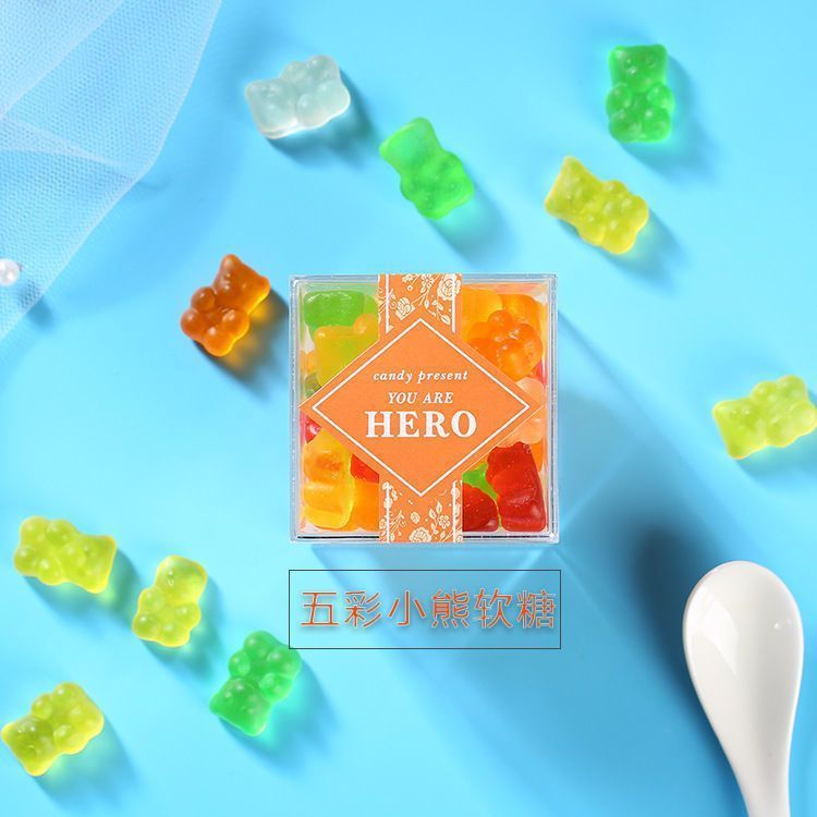 Gummy Gummy ขนาดใหญ่ Giant Giant Gummy Bear Gummy Bear Gummy Bear Worm และผลไม้อื่นๆการ์ตูน Gummy Ca