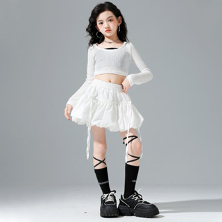 เครื่องแต่งกายสไตล์เกาหลีสำหรับแดนซ์แจ๊สและแคทวอล์ก พร้อมกระ…