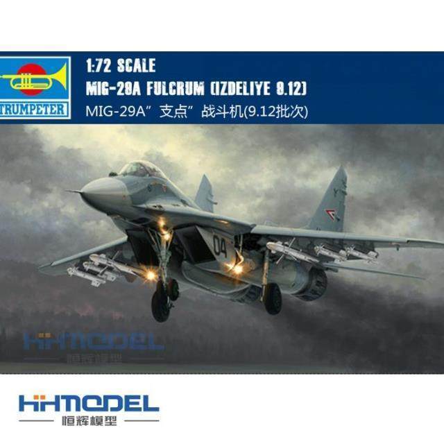 Henghui Trumpeter 01674 1/72 MIG-29A MIG-29 Pcs Fighter Assembled Model