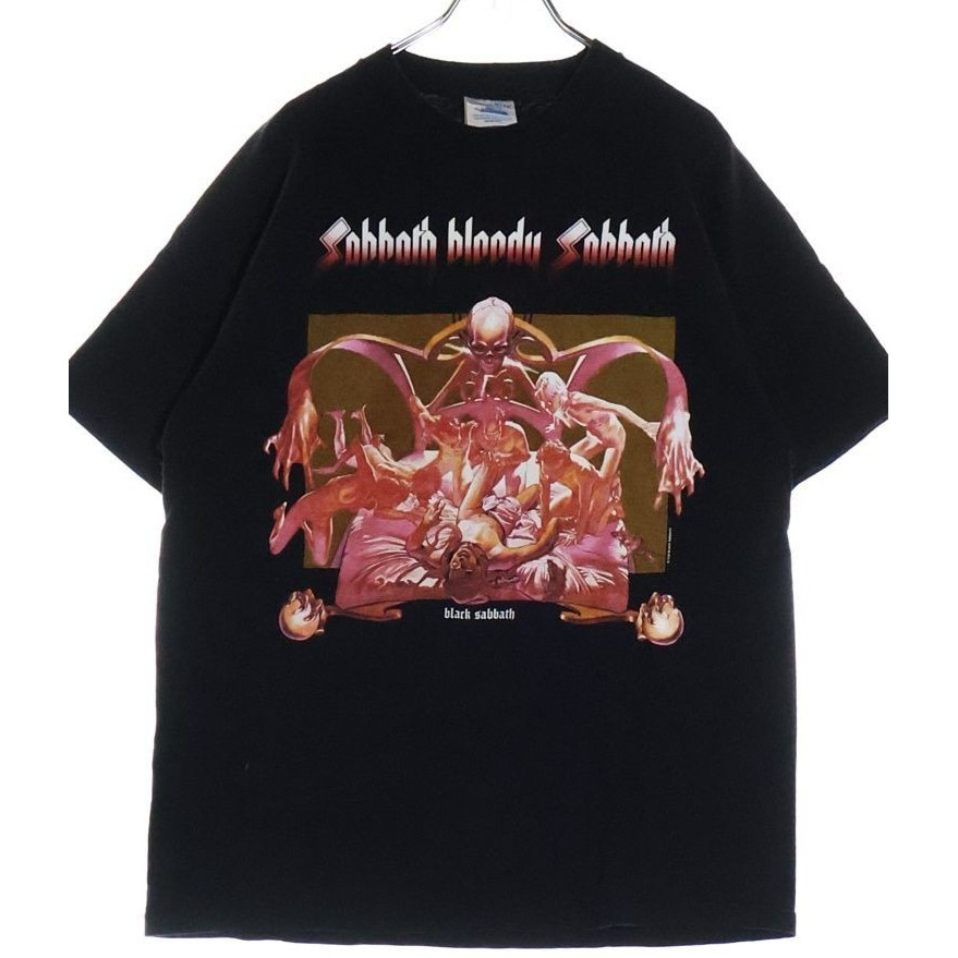 เสื้อยืด Cotton 100% Black Sabbath Bloody Sabbath Black Sabbath