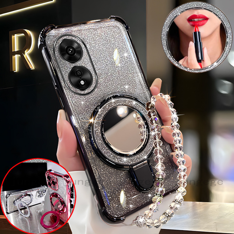 เคสสําหรับเคสโทรศัพท์ vivo y02s กระจกแต่งหน้ากลิตเตอร์แบบนิ่มโปร่งใส - รูปที่ 7