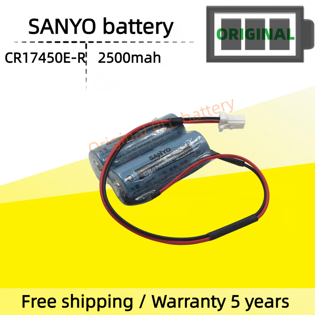 FDK Sanyo CR17450E-R แบตเตอรี่ 3V CR17450E Mazak เครื่องมือแบตเตอรี่ลิเธียมเดิม Pack CR17450E-R-CN10