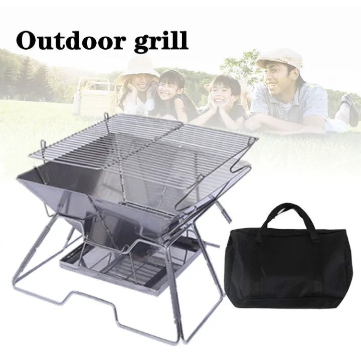 ถูกที่สุดในไทย ชัว! เตาปิ้งย่าง Campingmoon MT-02 สแตนเลส