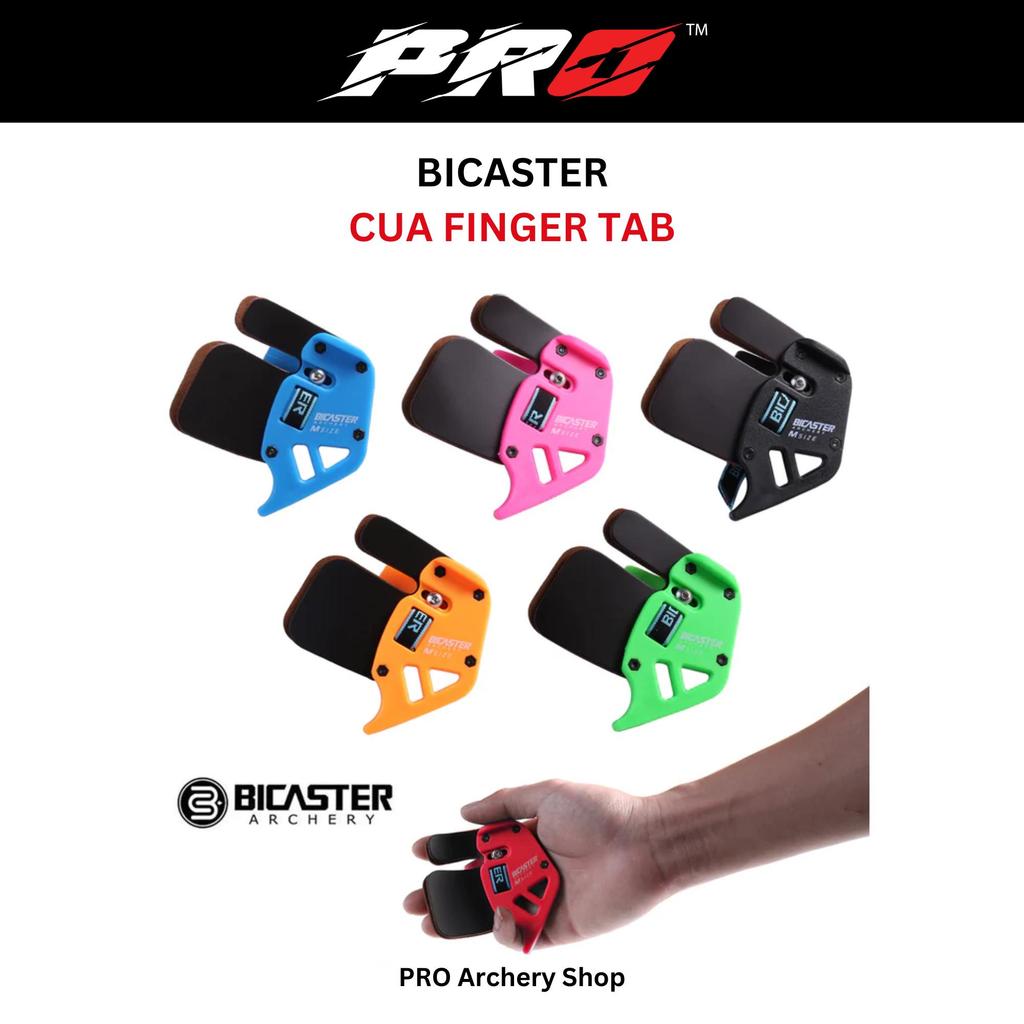BICASTER CUA FINGER TAB สําหรับมาตรฐาน BOW / RECURVE ARCHERY EQUIPMENT / FINGERTAB ARCHERY
