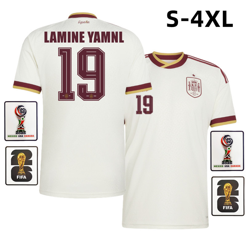 2026 เสื้อยืดผู้ชาย Spain Away