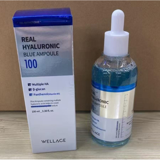เกาหลี Wellage Wellage Wellage Vera Bead Hyaluronic Acid Hyaluronic Acid Ampoule 100ml