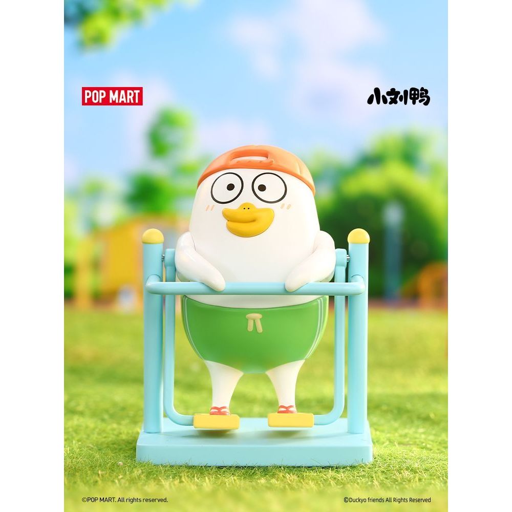 P POPMART POPMART Co-Branded Little Liu Duck Yoyo Daily Series Figures Mystery Box ของเล่นของขวัญเคร