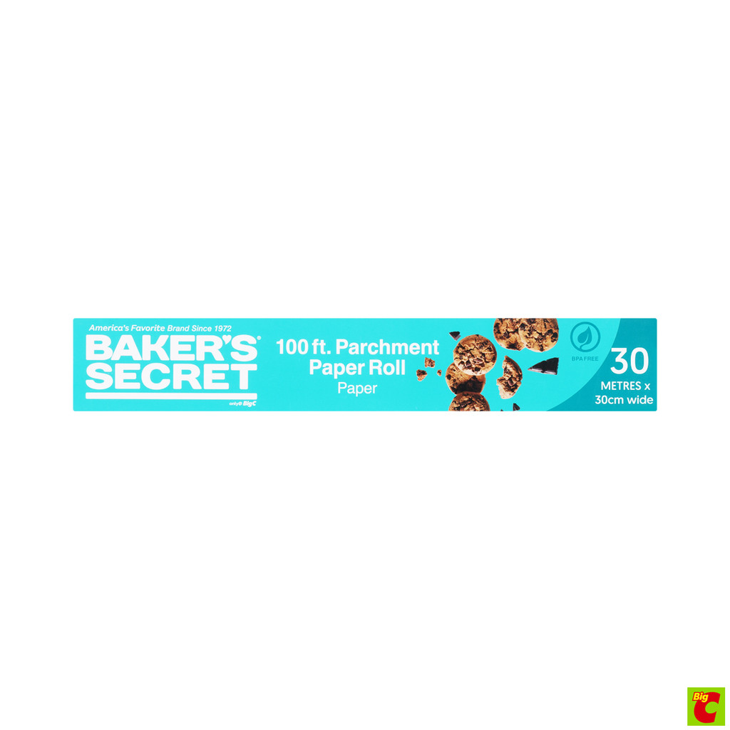 เบเกอร์ส ซีเคร็ต กระดาษไขรองอบ 30 ม. x 30 ซม. รุ่น BS40760