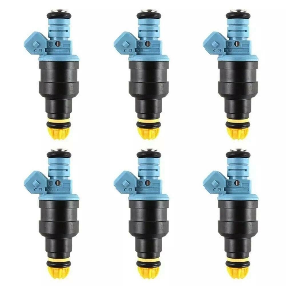 6 ชิ้นรถหัวฉีดน้ํามันเชื้อเพลิงสําหรับ - BMW 3 E30 E36 5 E34 8 E31 7 E32 E38Z1 0280150715 1734776อะไ