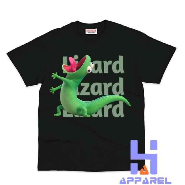 เสื้อยืดเด็ก KARAKTER HOPPERS DISNEY KARTUN HOPPERS TOM LIZARD - พิมพ์ผ้าฝ้าย 100-150CM #08