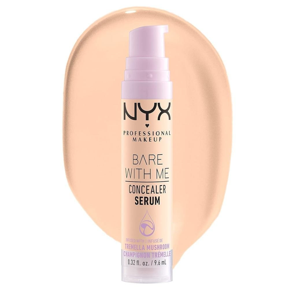 NYX PROFESSIONAL MAKEUP Bare With Me CONCEALER Serum, คอนซีลเลอร์แต่งหน้า ได้ถึง 24Hr Hydration - Fa