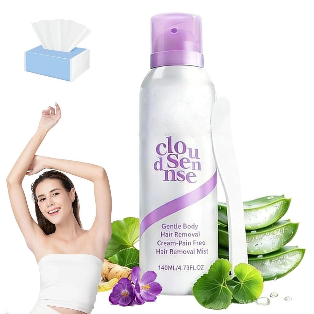 Cloud Sense Hair Removal Spray, Smooth Hair Removal Spray, Bikini Pain Free Hair Removal Spray, Skin