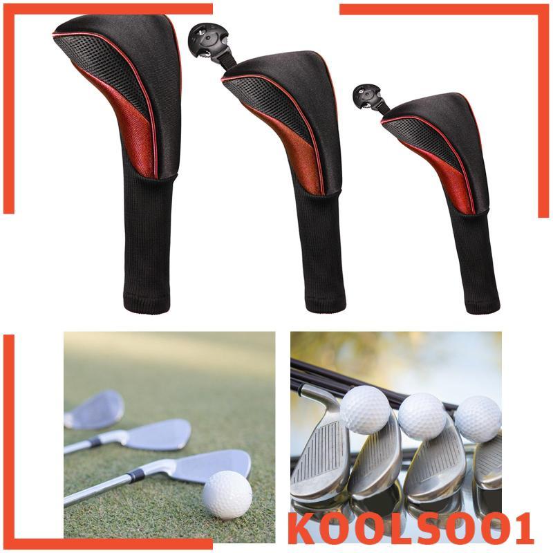 [Koolsoo1] ไดร์เวอร์กอล์ฟไม้ Hybrid Cover Headcover ไนลอนหัวไม้กอล์ฟคอยาวไม้คลับ, ของขวัญสําหรับผู้ห