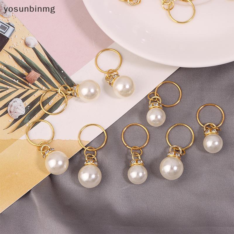 Yosunbinmg] 10 ชิ้น Pearl ถัก Stitch Markers Charms จี้สําหรับของขวัญทําด้วยมือเครื่องมือถัก DIY ผลการค้นหาใหม่