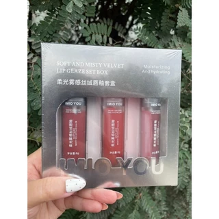 Exp: 09/2026 ลิปเซ็ตกล่องดำ IMIO YOU พร้อมส่ง ยกเซ็ต.