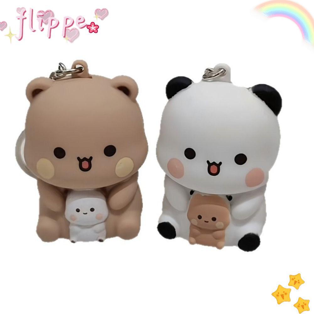 FIPE Bubu Dudu พวงกุญแจ, โรแมนติก 3 ข้อความเสียง Bubu Dudu ของเล่นเสียง, การ์ตูน Interactive ออกแบบน่ารักกระเป๋าตกแต่ง