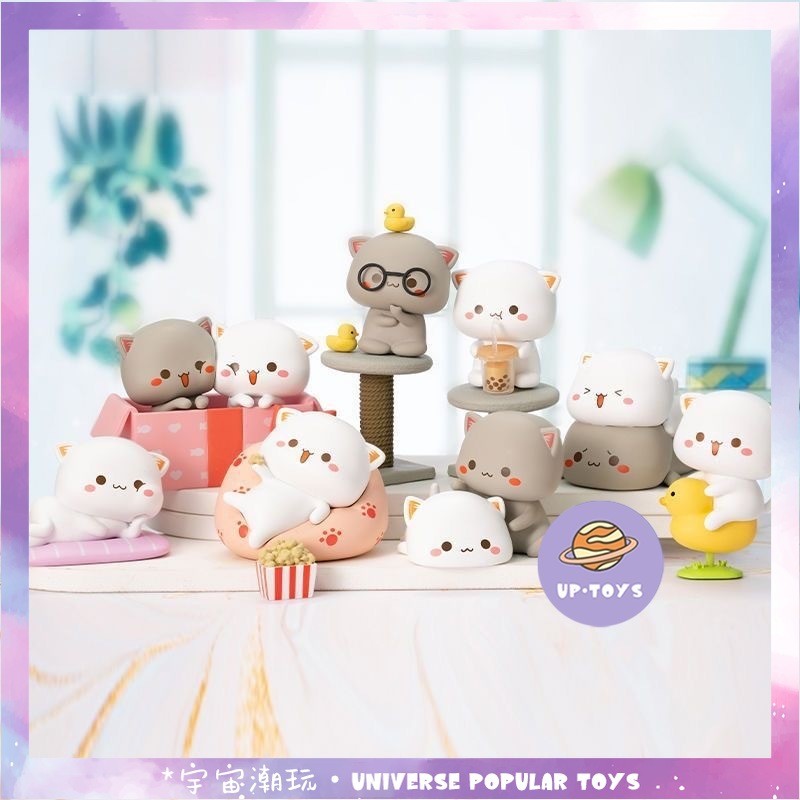 ★เล่นอินเทรนด์ของจักรวาล★ กล่อง กล่องเล่นกล่องปริศนาบรรจุภัณฑ์พลาสติก มิตาโอะ แมวพีชสามารถเลือกรุ่นให้รักไปรุ่นแรกระเบิดที่สองทั้งหมด8รุ่น