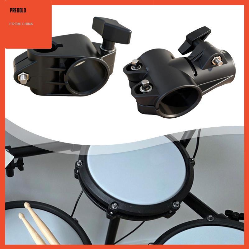 [Predolo] Drum Rack Clamp Universal Drum Tube Bracket Drum Cage Support for Electronic Drum Rack Sys