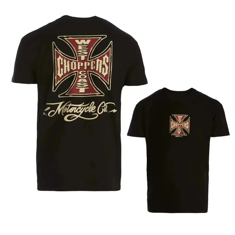 เสื้อยืดลายกราฟิก West Coast Chopper 2026 สินค้าขายดีใหม่ล่าสุดสำหรับผู้ชายและผู้หญิง ไซส์ใหญ่พิเศษ 