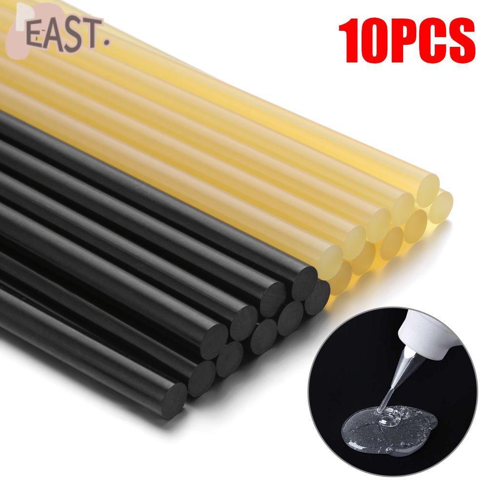 EASTS 10 ชิ้นกาวแท่งสีดํา 7/11 มิลลิเมตรซ่อมรถยนต์