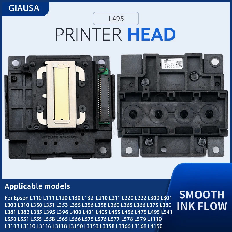 หัวพิมพ์ L495 เครื่องพิมพ์สําหรับ Epson L301 L360 L365 L375 L475 L575 L579 L1210 L3110 L3250 L4160 L