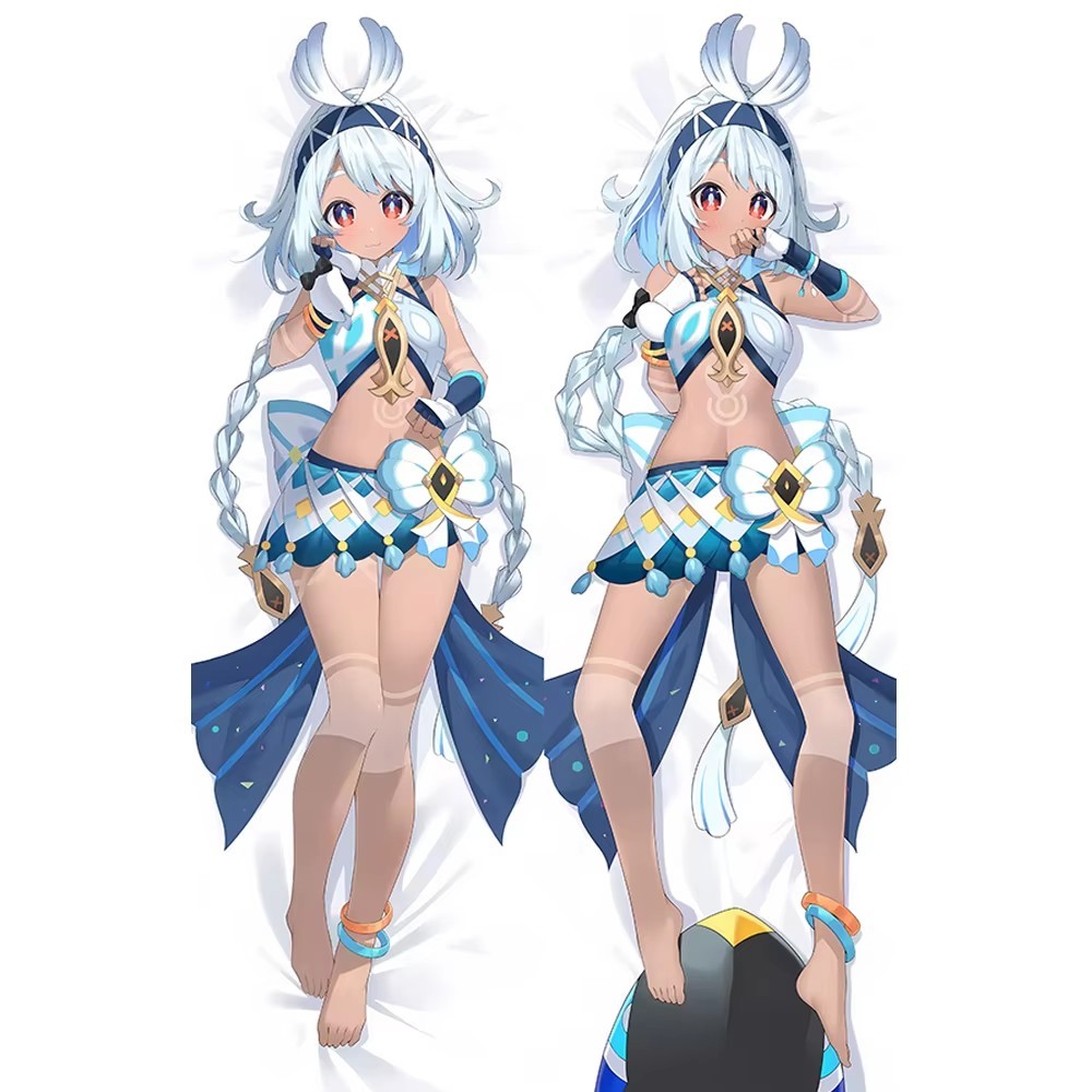 Genshin Impact Mualani อะนิเมะ Dakimakura กอดหมอน Body Case Otaku Sleepy หมอนครอบคลุม