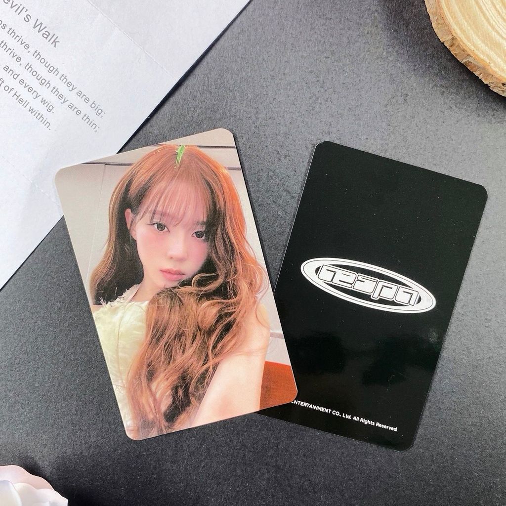 2026 aespa Photocard ของขวัญวันเกิดฤดูหนาว Photocard