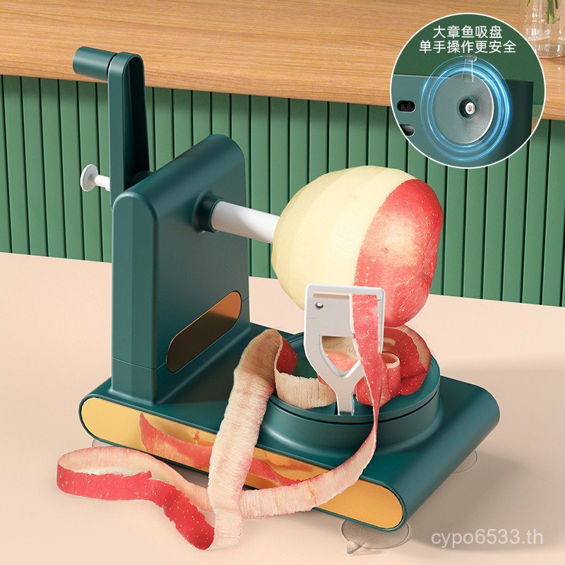 Peeling Peeling Peeling Peeling มีดปอกเปลือกเครื่องมัลติฟังก์ชั่น Hand-Cranked ผลไม้หอมในครัวเรือน K