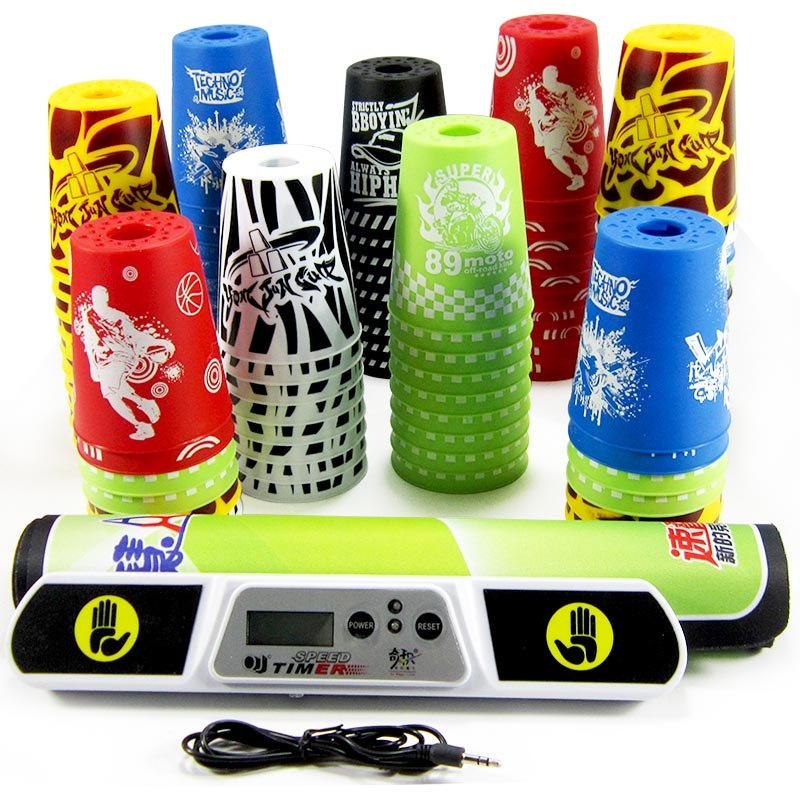 Yongjun Flying Stacking Cup Stacking Cup Fast Rubiks Cube Coaster Professional Timer Trolley Competi