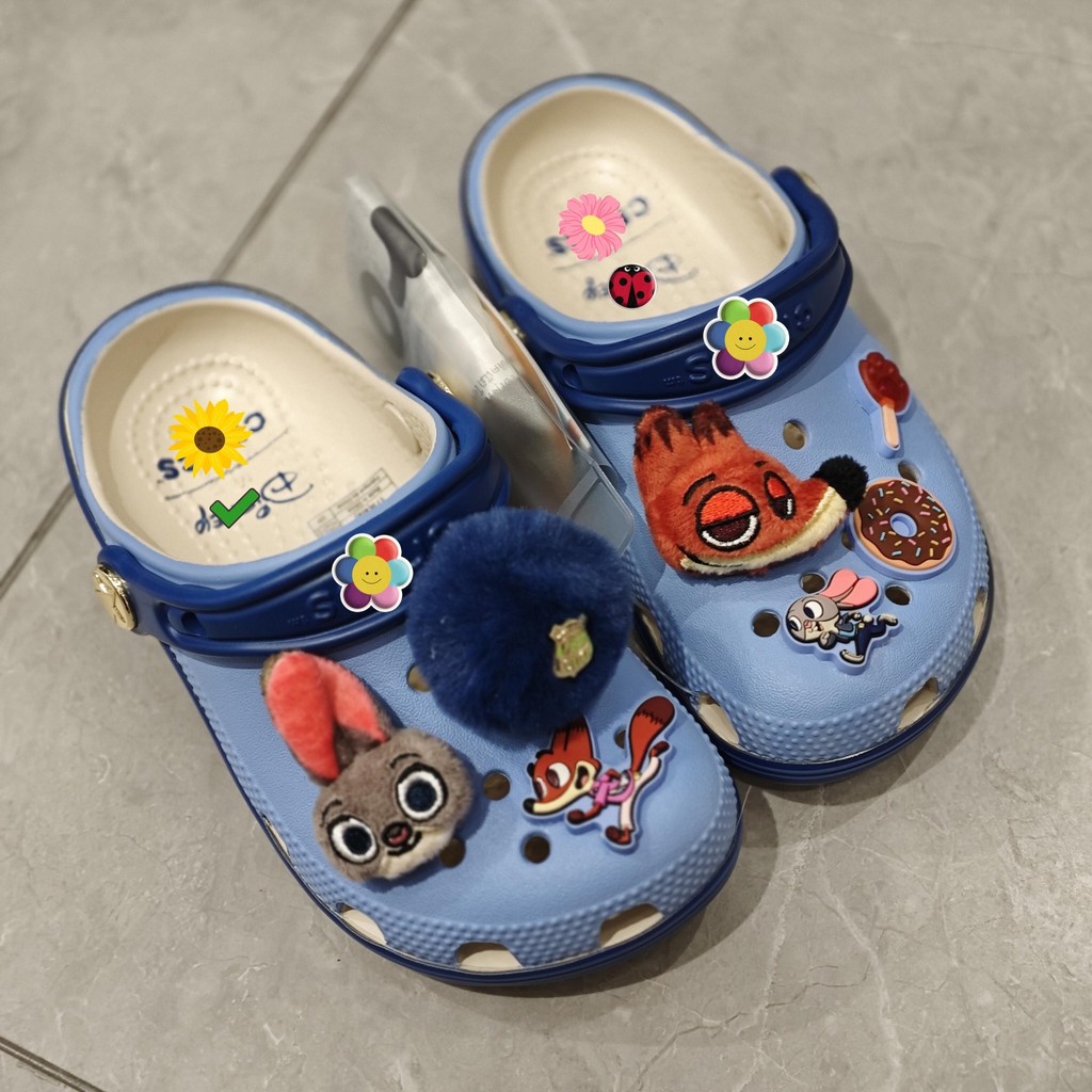 New Zootopia Kids Cartoon Perforated Shoes – Fashion Outdoor Sandals, Durable Trendy Childrens Footwear ราคา ถูกที่สุด ดีลบีเคเค แกลเลอรีภาพที่ 8