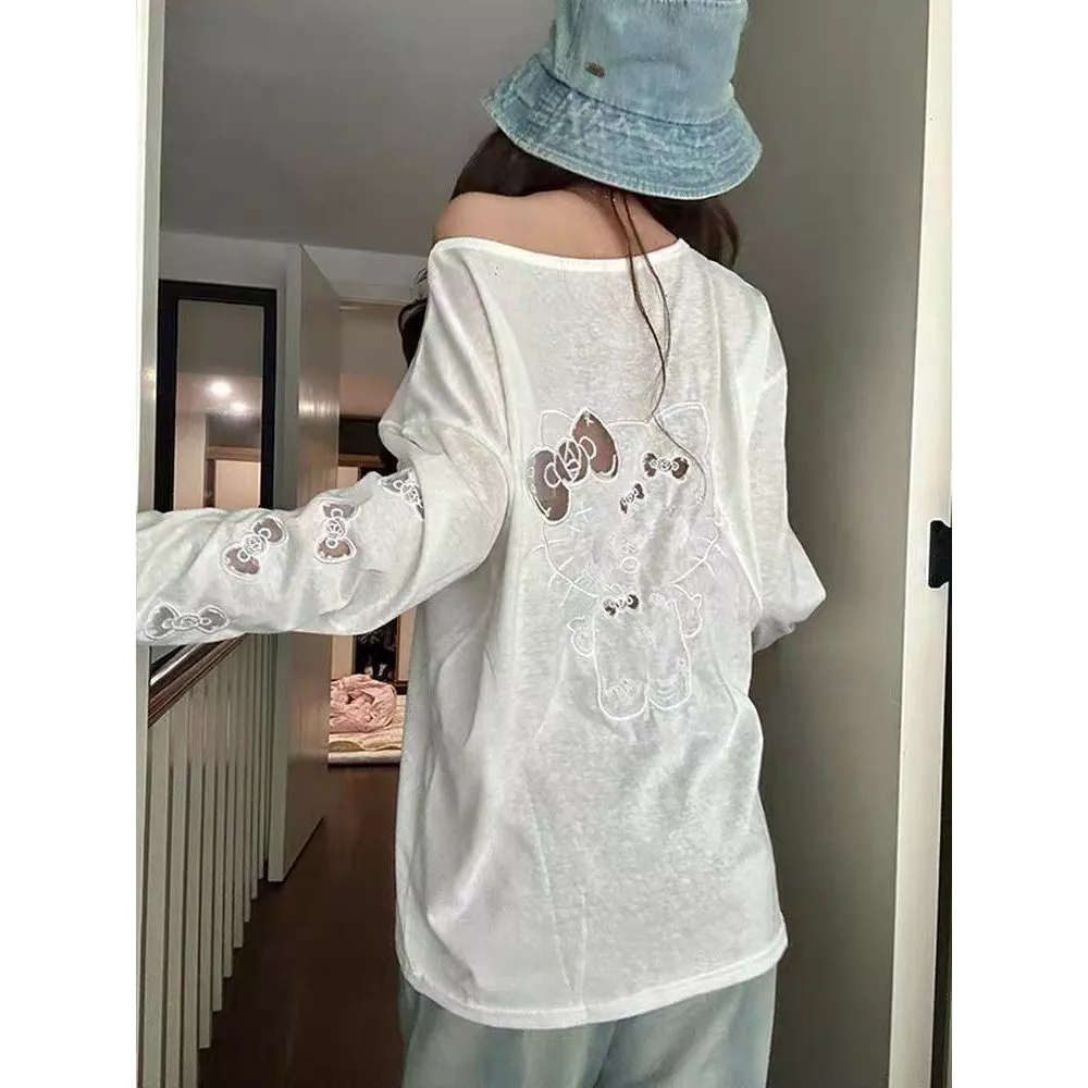 เสื้อเชิ๊ตแขนยาวสำหรับผู้หญิง สไตล์แฟชั่น ป้องกันแสงแดด สวมใส่ง่ายทุกวัน