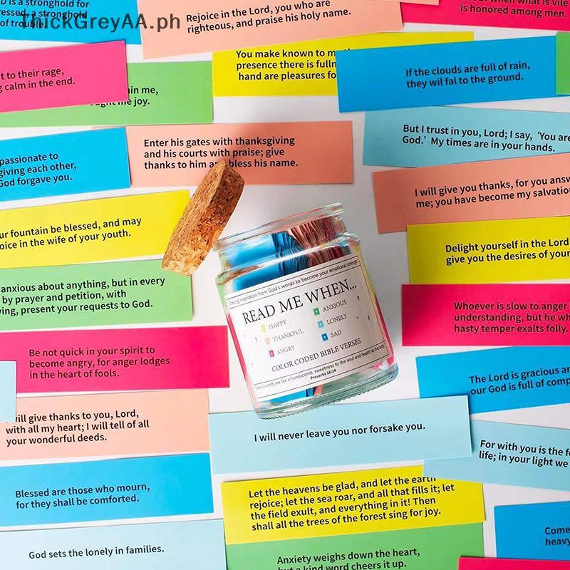 ThickGreyAA Bible Verse Jar สเปน Scripture สวดมนต์ Hope Bible Verse Jar ตกแต่งบวกคิดอารมณ์สนับสนุนสว