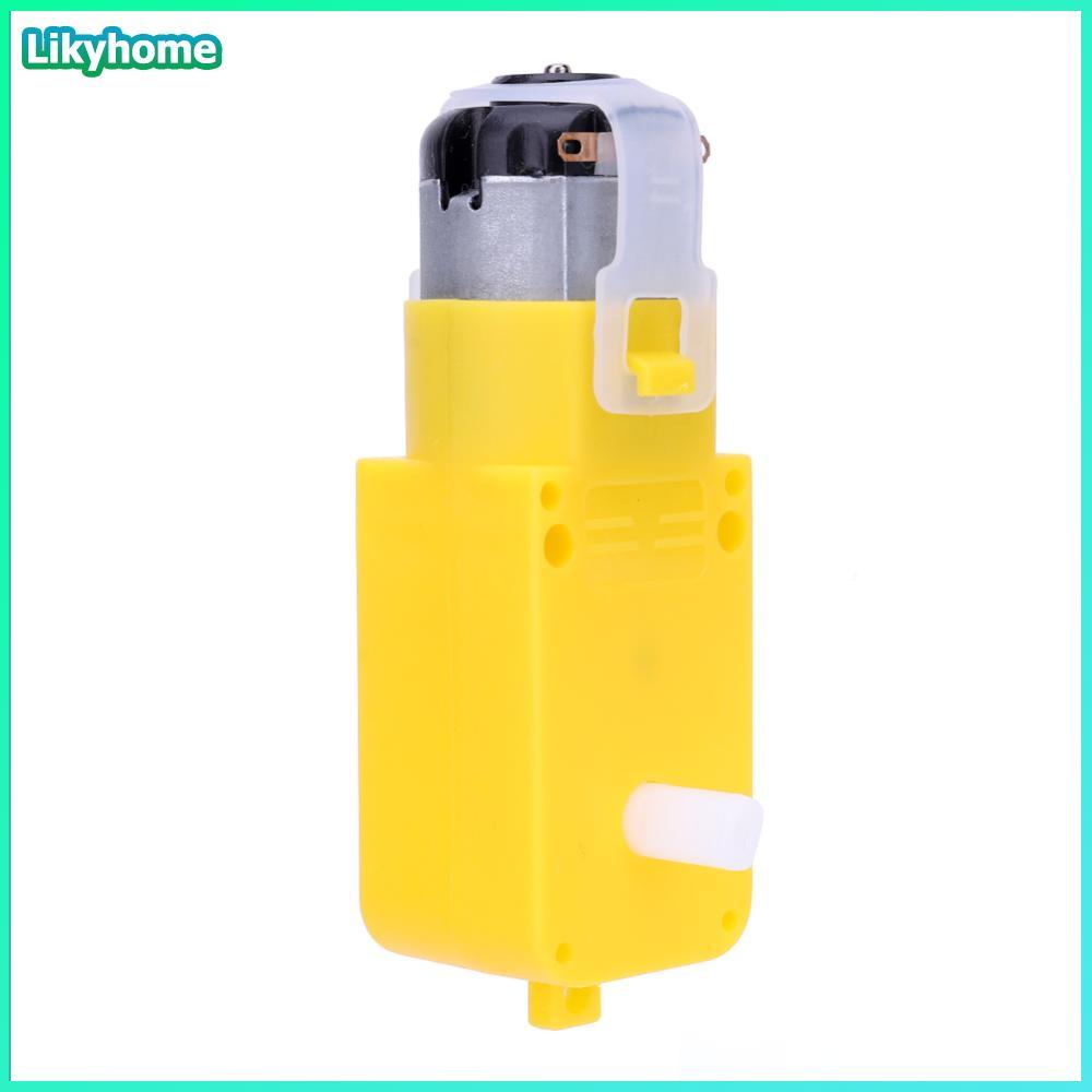 ลิกี้โฮม◐ TT Motor Gearmotors DC 3-12V มอเตอร์ติดตั้ง EMC สําหรับหุ่นยนต์รถอัจฉริยะ DIY