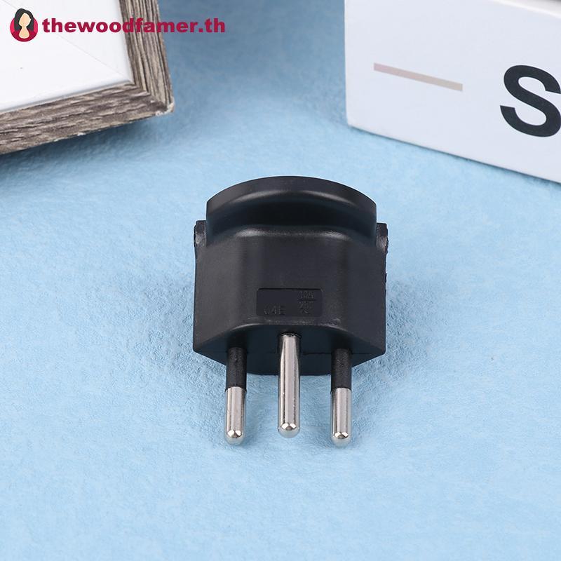 Well EU to Swiss Switzerland Power Plug Adapter 10A 250V ยุโรปไปยัง Swiss Travel Converter TH