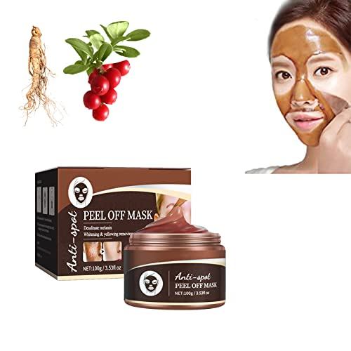 Herbal Rinning Peel-Off Facial Mask,Peel Off Mask Ginseng เกาหลี Anti Aging,Pro-herb Rinning Peel-of