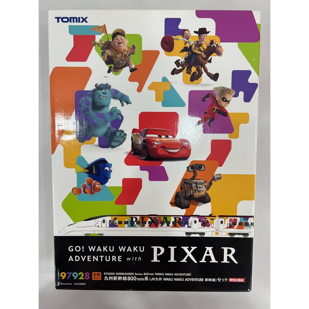 TOMIX 97928 JR Kyushu Shinkansen 800 Series PIXAR WAKU [6 ส่วน] ใหม่เอี่ยม
