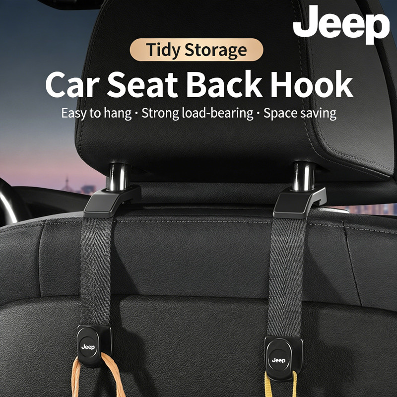 JEEP Grand Cherokee 4xe Plug-in Hybrid GLADIATOR Wrangler RUBICONตะขอพนักพิงหลังเบาะรถยนต์ รับน้ำหนั