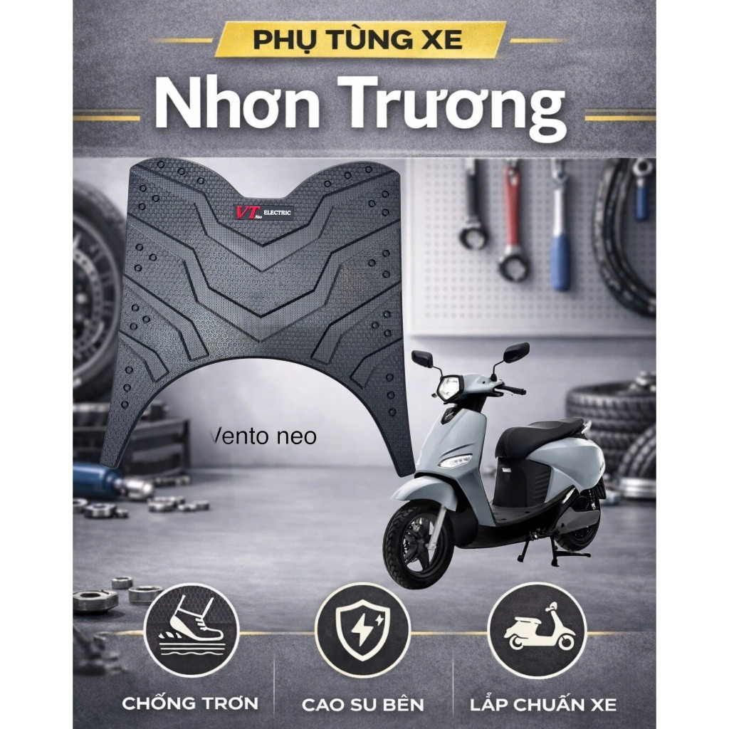 VINFAST VENTO ELECTRIC พรมปูพื้นรถจักรยานยนต์, VENTO (Neo) (S) ELECTRIC MOTORCYCLE FOOT MATS 12