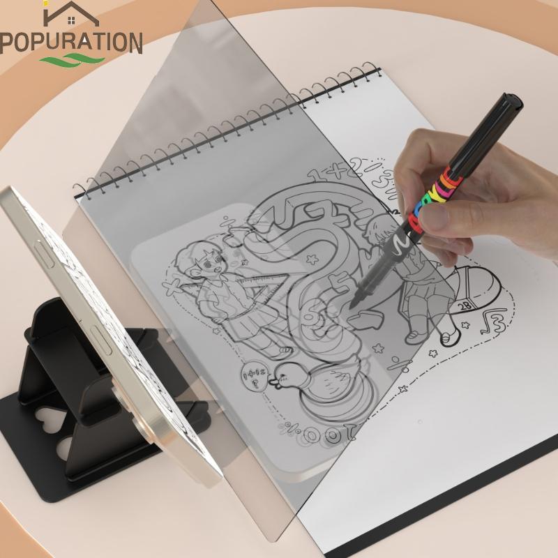 POP Optical Distribution Drawing Tracing Board พลาสติกแบบพกพา Art Drawing Pad สําหรับเด็กผู้ใหญ่ศิลป