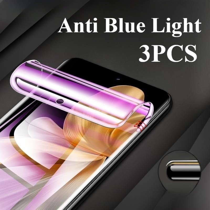3 ชิ้น Anti Blue Light Soft Hydrogel ฟิล์มสําหรับ Oppo F29 F27 Pro F29Pro F27Pro Plus Anti Spy ความเ