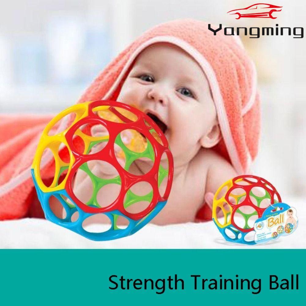YANGMING ลูกบอลฝึกความแข็งแรง, การฝึกจับสําหรับเด็ก Easy-Grap Bright Starts Oball, อายุทารกแรกเกิดแล