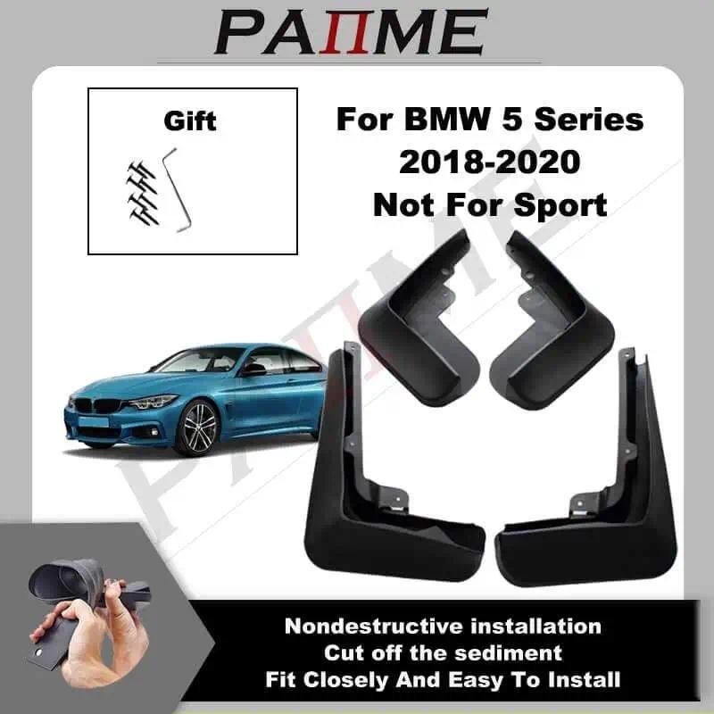 รถโคลนสําหรับ BMW 5 Series 2018 2019 2020 Mudguard Splash Guards ด้านหน้าด้านหลัง Fender Mudflaps YC