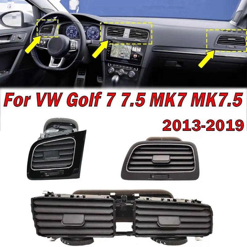 อุปกรณ์ตกแต่งภายในสําหรับ VW Golf 7 7.5 MK7 MK7.5 2013-2019 ด้านหน้าแดชบอร์ด Central A/C Air Conditi