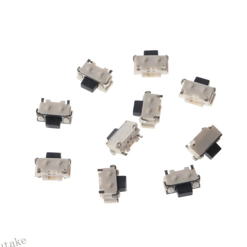 UKI 10 ชิ้น 1 ชุดปุ่มกดสัมผัสด้านข้าง Micro SMD SMT Tact สวิทช์ 2x4x3 5 มม.