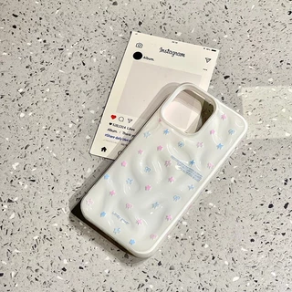 เคสไอโฟน17 โรแมนติกดาวโบว์ผูกนุ่ม สำหรับ IPhone 16 15 11 14 12 13 Pro Max 16 14 8 7 6 15 Plus 13 16 14 12 15 Pro XS XR