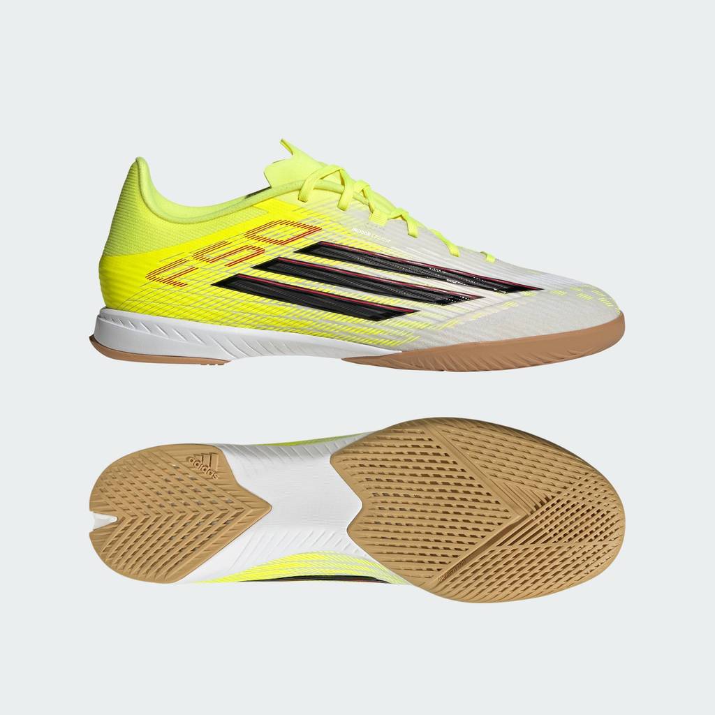 adidas ฟุตบอล รองเท้าฟุตบอล F50 LEAGUE Indoor Unisex สีเหลือง JR8971